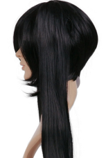 Vivid Black 120cm Black Rock Shooter Nylon Cosplay Wig