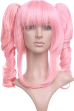 Vivid Pink 40cm Nylon Code Geass Anya Cosplay Wig