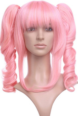 Vivid Pink 40cm Nylon Code Geass Anya Cosplay Wig
