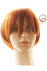 Perruque de cosplay de 35cm pour Axis Powers Hetalia Feliciano Vargas 