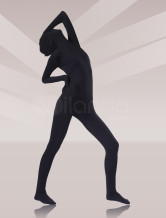 Cool Black Silk Unisex Zentai Suit