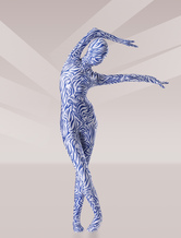 Blue Lycra Unisex Zentai Suit