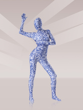Blue Lycra Unisex Zentai Suit