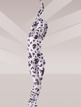 Brown And White Cow Lycra Unisex Zentai Suits