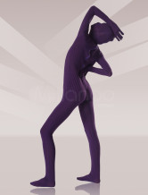 Soft Purple Silk Unisex Zentai Suits