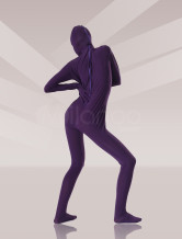 Soft Purple Silk Unisex Zentai Suits