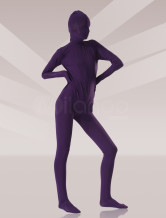 Soft Purple Silk Unisex Zentai Suits