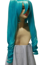 Perruque de cosplay de VOCALOID2 Hatsune Miku