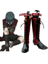 Black Butler Ciel Imitated Leather Rubber Cosplay Boots