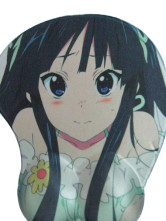 Akiyama Mio 26*22cm 3D Silicone Filling Chest Anime Mouse Pad