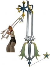 Kingdom Hearts Keyblade Oathkeeper Wood Cosplay Weapon