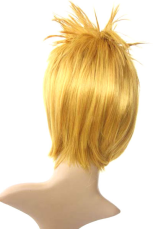 40cm Golden Fashion Kingdom Hearts Japan Imported Nylon Cosplay Wig