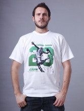 La qualité du coton blanc manches courtes col rond 100% Hommes T-shirt