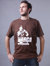 Coton manches courtes col rond de café 100% Hommes T-shirt