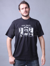 Attractive noir manches courtes col rond 100% coton T-shirt pour les hommes