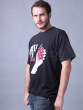 Great Black manches courtes col rond 100% coton T-shirt pour les hommes