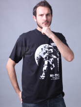 Manches courtes Noir col rond 100% coton T-shirt pour les hommes