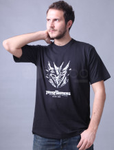 Qualité confortable noir manches courtes col rond 100% coton T-shirt pour les hommes