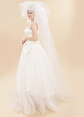 Wonderful superbe mariage Beige Tulle Quatre-Layer Bridal Veil