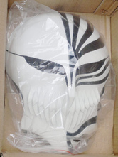 Cool en noir et blanc Masque PVC cosplay bleach