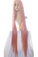 100cm Dark Pink Reborn Bianchi Nylon Cosplay Wig