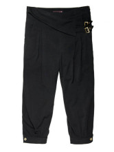 Noir 98 % coton 2 % Spandex Womens pantalon