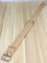 Collier Pour Chien Nylon Brun Magnifique 3.8*72cm 