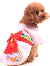 Pink Kimono Spring Summer Pet Costume