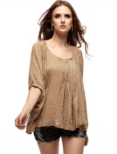 Confortable femmes 100% coton Blouse