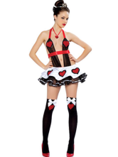 Sexy Prinzessin Kostüm aus Strech Satin in Schwarz