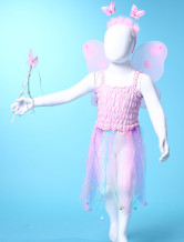 Cute Pink Gauze Dance Skirts Girls Barbie Costumes