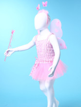 une jolie jupe de danse rose en gaze de costumes Barbie pour filles
