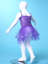 une fantastique jupe de danse violet en gaze de costumes Barbie pour filles