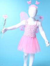 une mignone jupe de danse rose en gaze costumes Barbie pour filles
