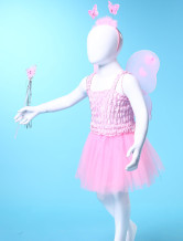 une mignone jupe de danse rose en gaze costumes Barbie pour filles