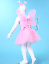 une mignone jupe de danse rose en gaze costumes Barbie pour filles