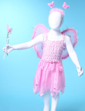 Fashion Pink Gauze Dance Skirts Girls Barbie Costumes