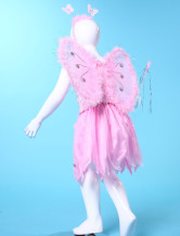 une jupe de danse rose a la mode en gaze de costumes Barbie pour filles