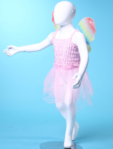 Sweet Pink Gauze Wings Dance Skirts Girls Barbie Costumes