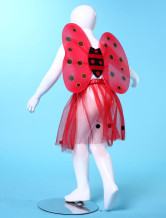 une mignone jupe de dance rouge en gaze de costumes Barbie pour filles