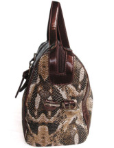 Sacoche Féminine Moderne 35*15*25cm PU Fuir Café 