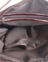 Sacoche Féminine Moderne 35*15*25cm PU Fuir Café 