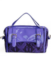 Sacoche Féminine Moderne 35*15*25cm PU Fuir Pourpre 