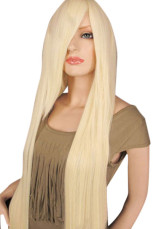 Perruque de Cosplay blonde de 150cm pour les femmes