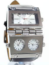 Black Watch de Mens bracelet en cuir