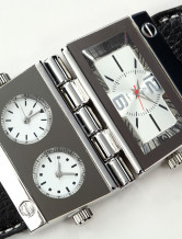 Black Watch de Mens bracelet en cuir