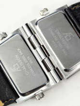 Black Watch de Mens bracelet en cuir