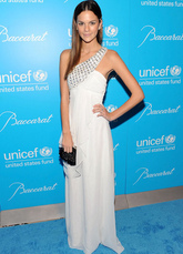 Gorgeous White Chiffon One Shoulder Golden Globe Dress