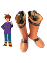 Pokemon Gary Oak Imitated Leather Cosplay Shoes