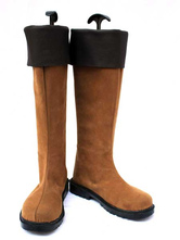 Hakuouki Toudou Heisuke Imitated Leather Cosplay Shoes